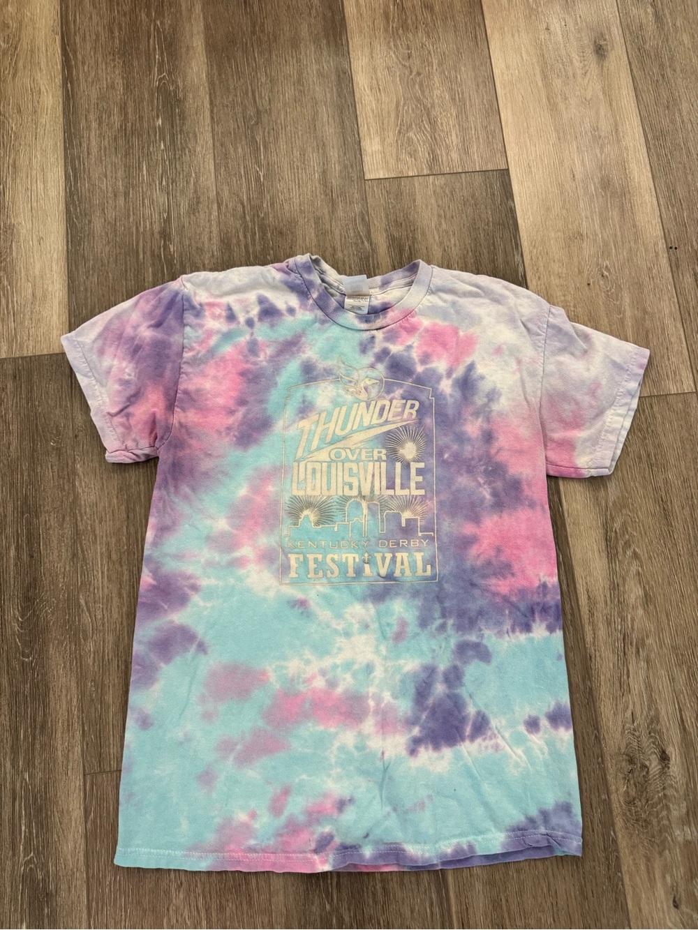 Colortone Thunder Over Louisville Tie-Dye T-Shirt - Pastel Multi